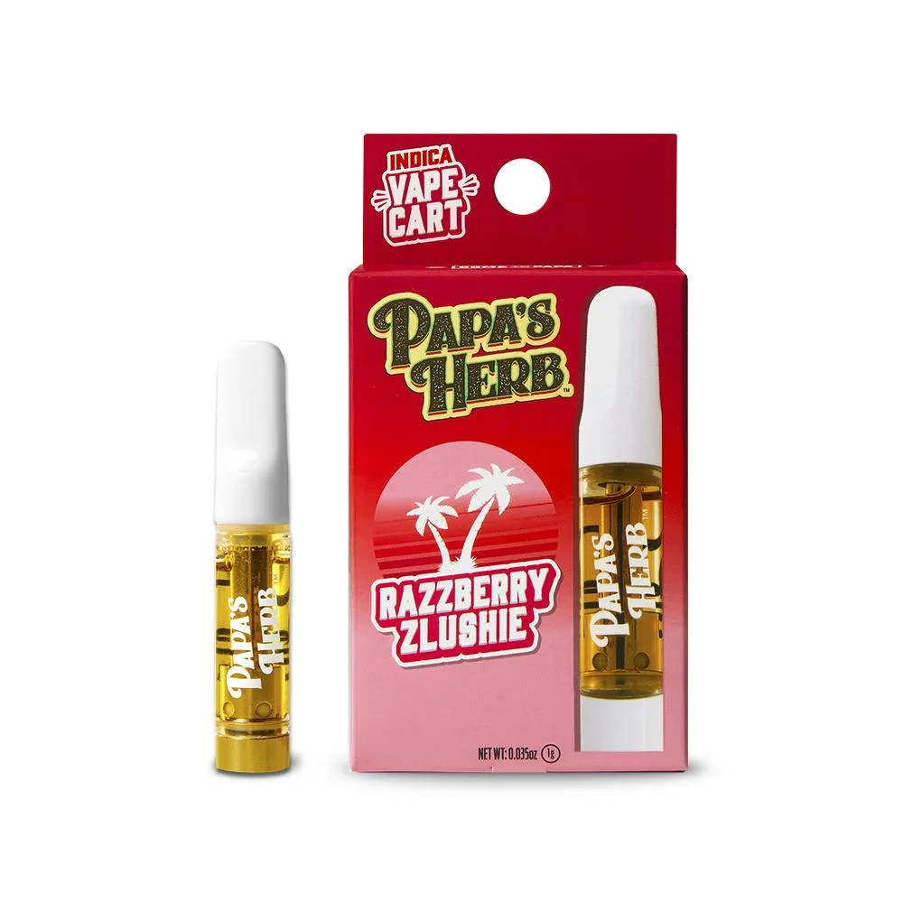 Papa's Herb Razzberry Zlushie (1g) Vape Cartridge