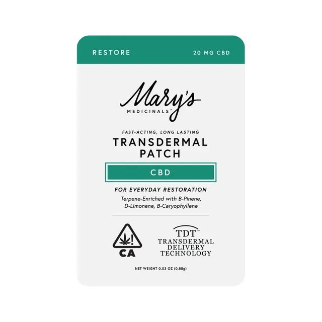 Restore (CBD) Transdermal Patch (CA)
