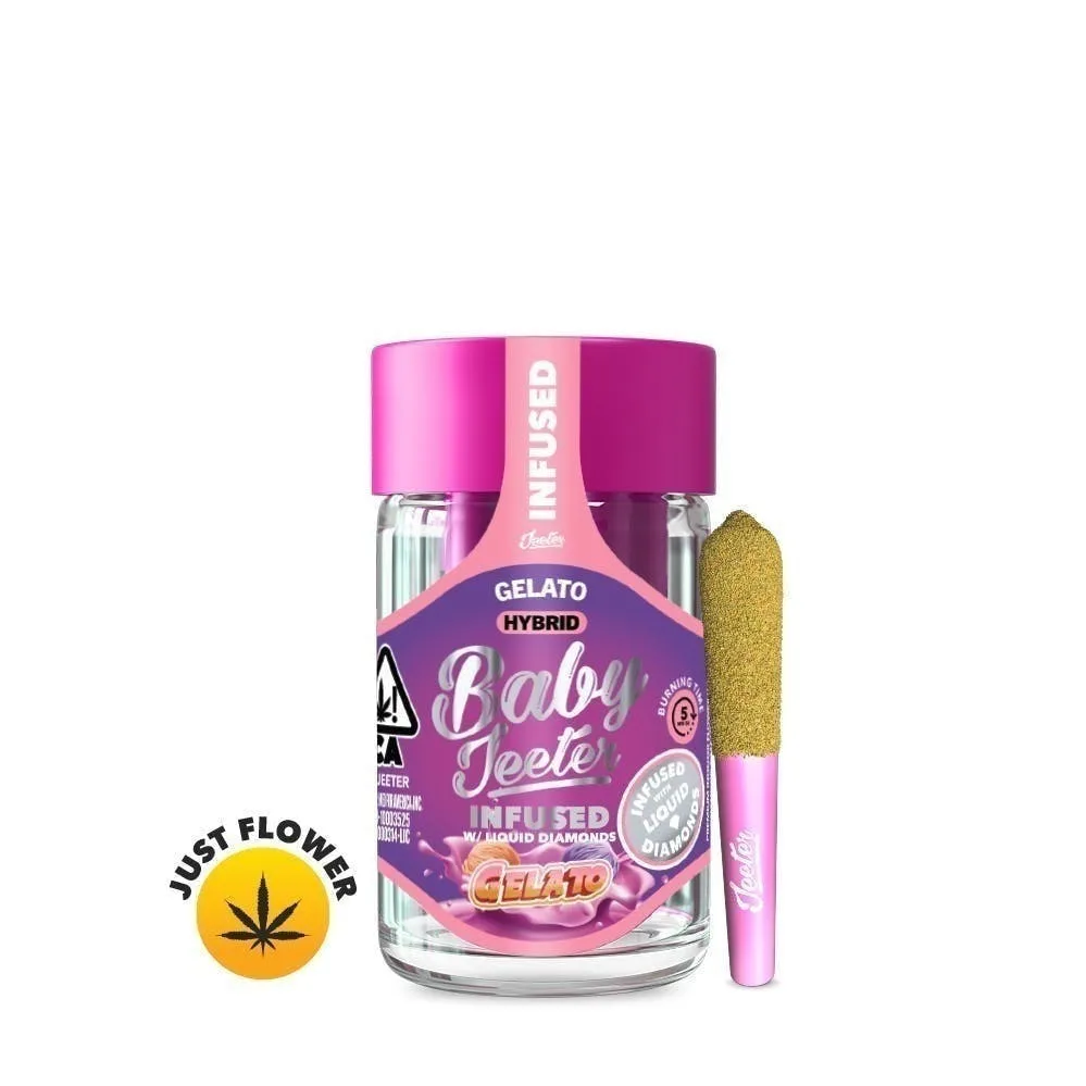 Jeeter | Gelato | Baby Infused Minis | 0.5g each | 5pk