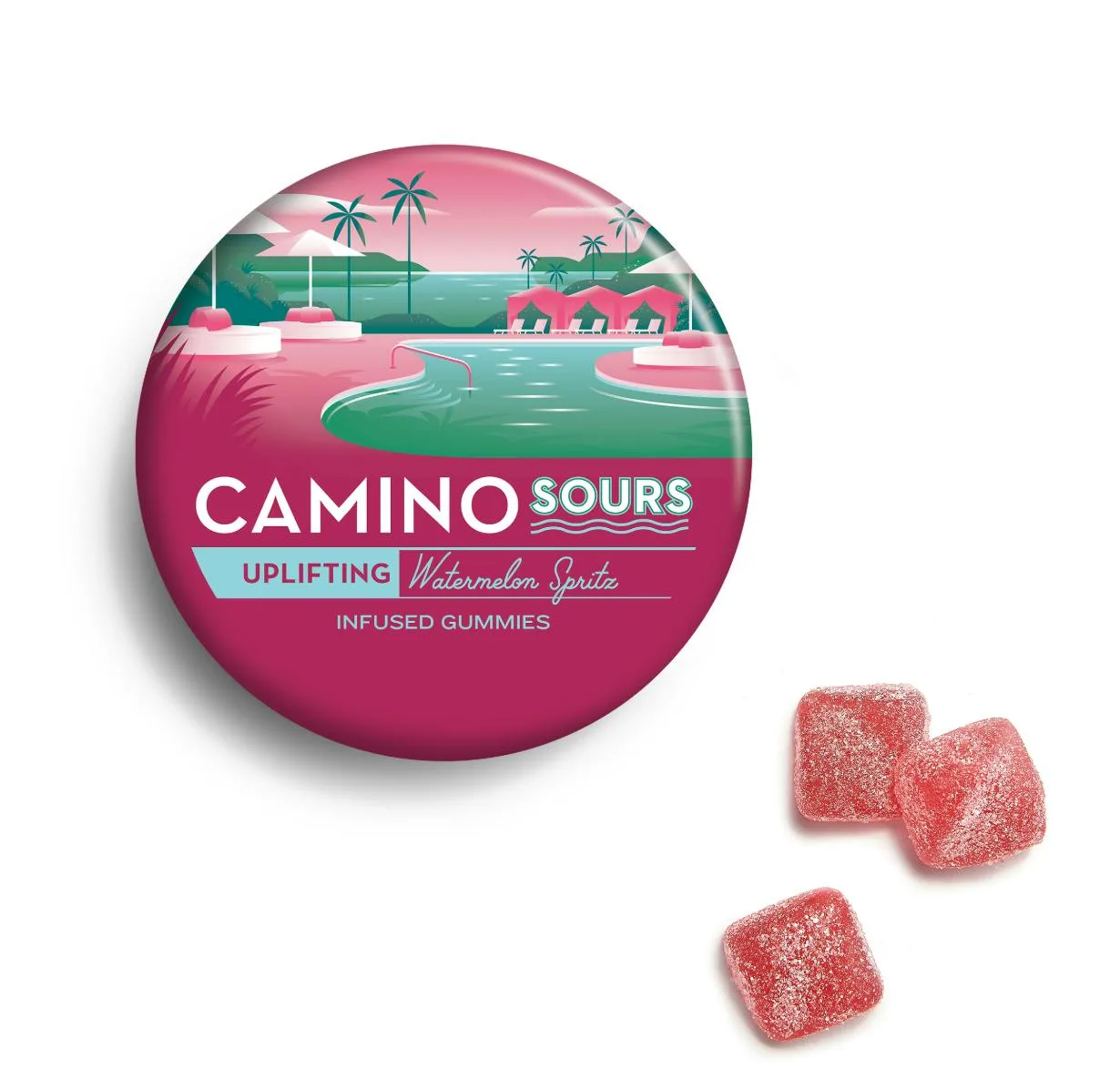 Camino | Watermelon Spritz Sours | 100mg | 10ct | 10mg/ea