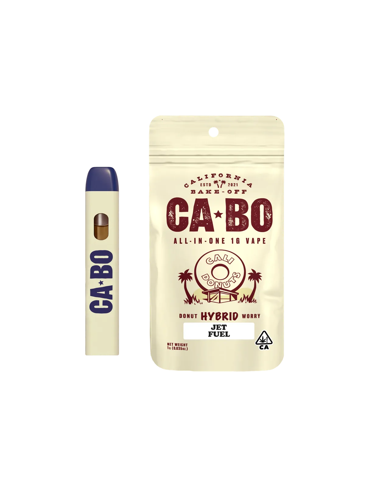 CABO All-In-One 1g Vape - Jet Fuel - Hybrid