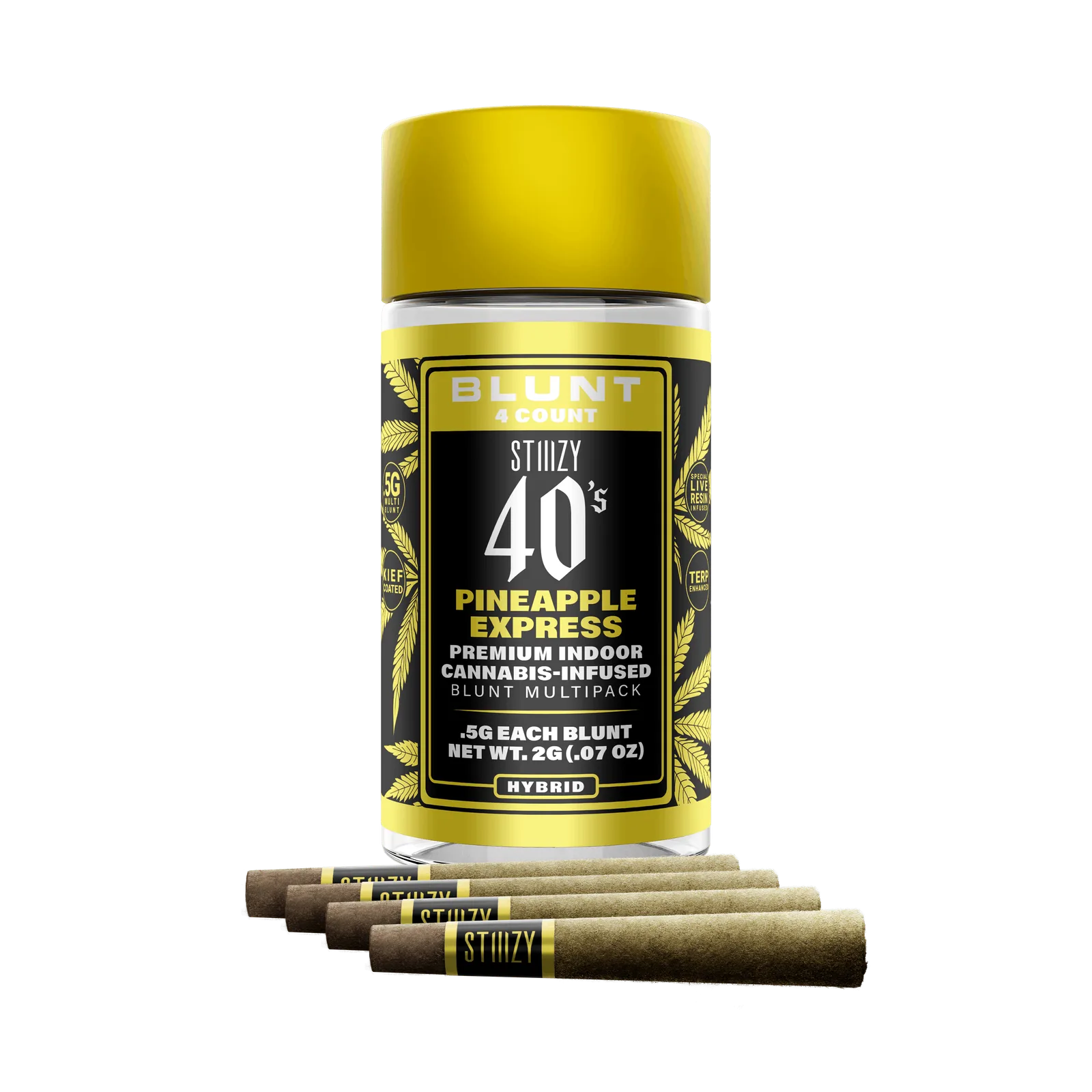 PINEAPPLE EXPRESS - .5G 40's Infused Mini Blunt 5 Pack