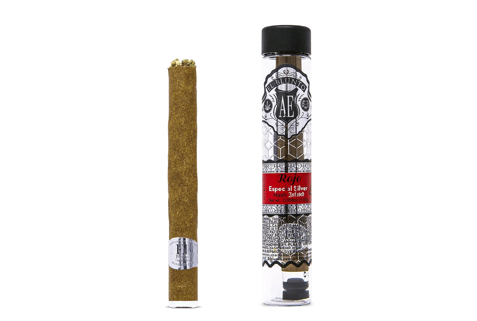 El Blunto Silver - Hash Infused - Rojo - 1.65G