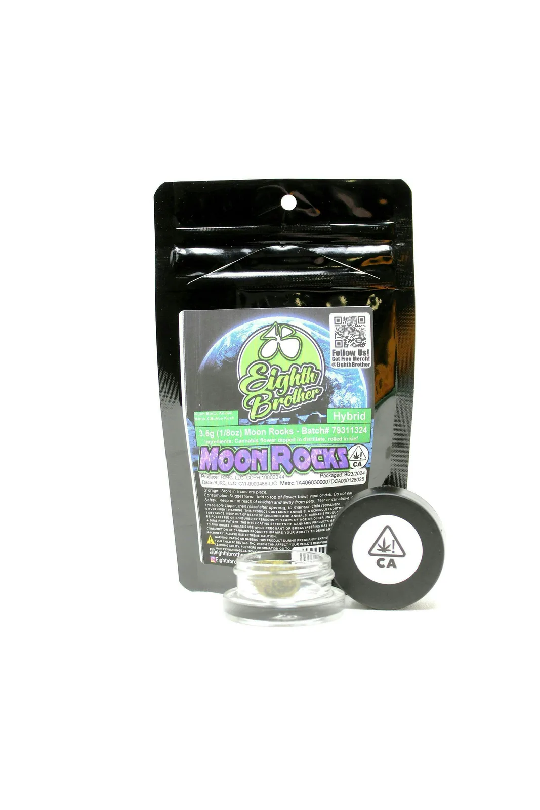 Eighth Brother | Moon Rocks | Kush Mintz | Infused Flower | 3.54g