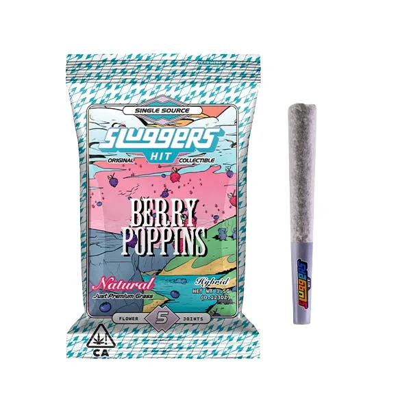 Sluggers - Prerolls - 3.5g 5pk - Berry Poppins
