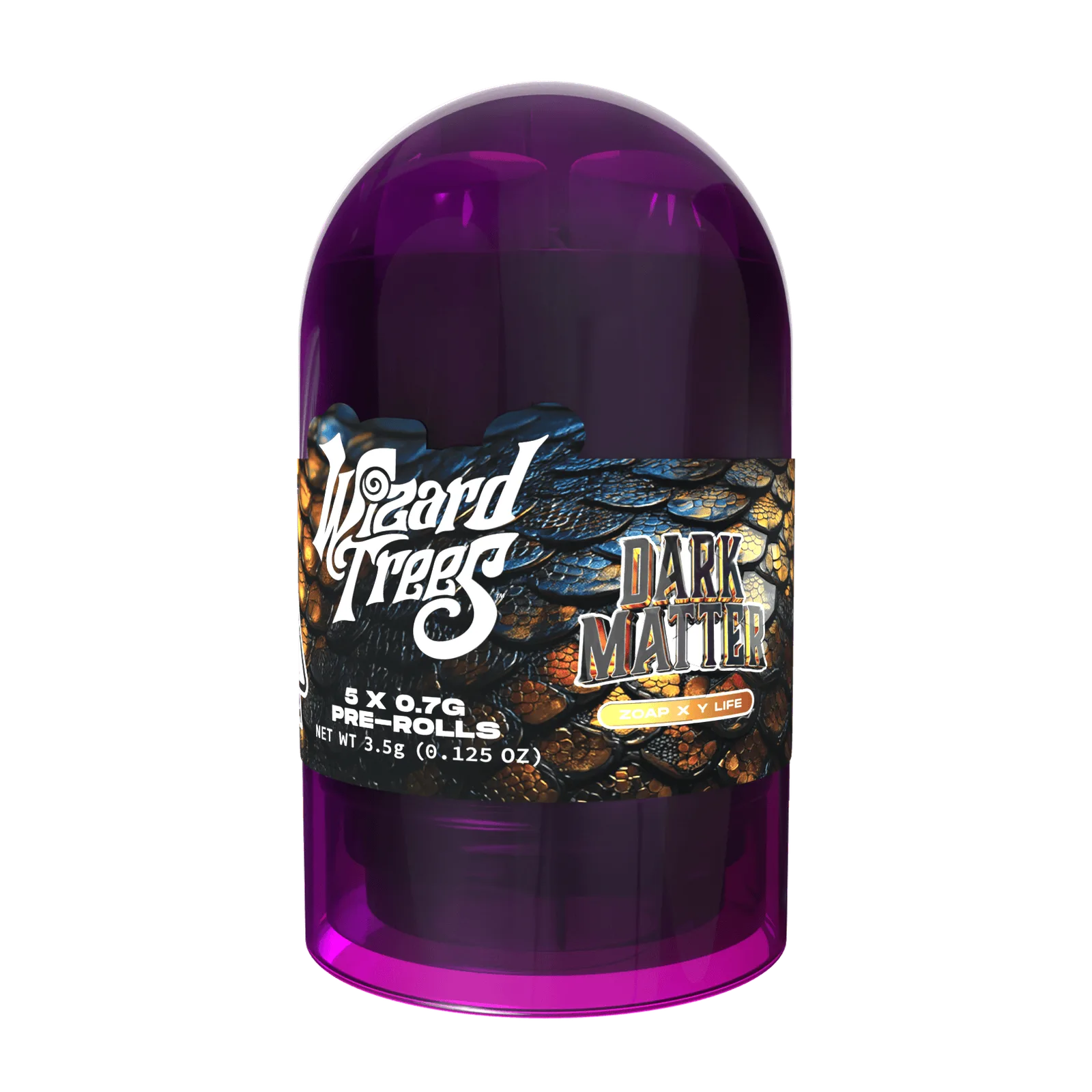Wizard Trees | .7g Pre-Roll 5PK- Dark Matter