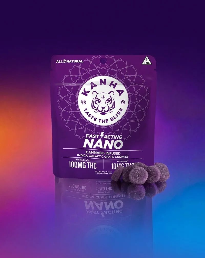 Galactic Grape | NANO | Indica | 100mg THC | 10-pack