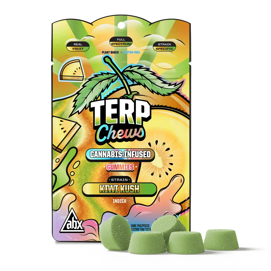 ABX - Kiwi Kush Terp Chews - 100mg