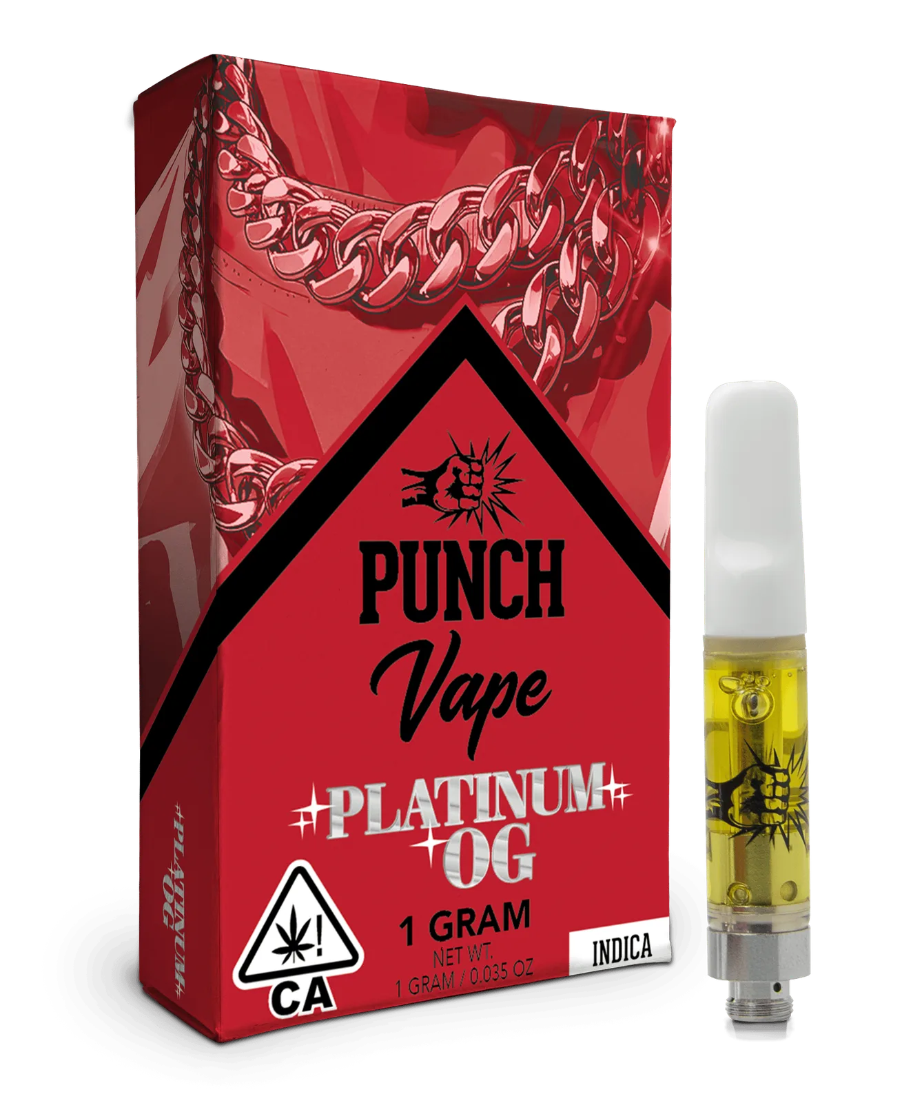 Punch- 510 Distillate Vape Cart - Platinum OG (1g)