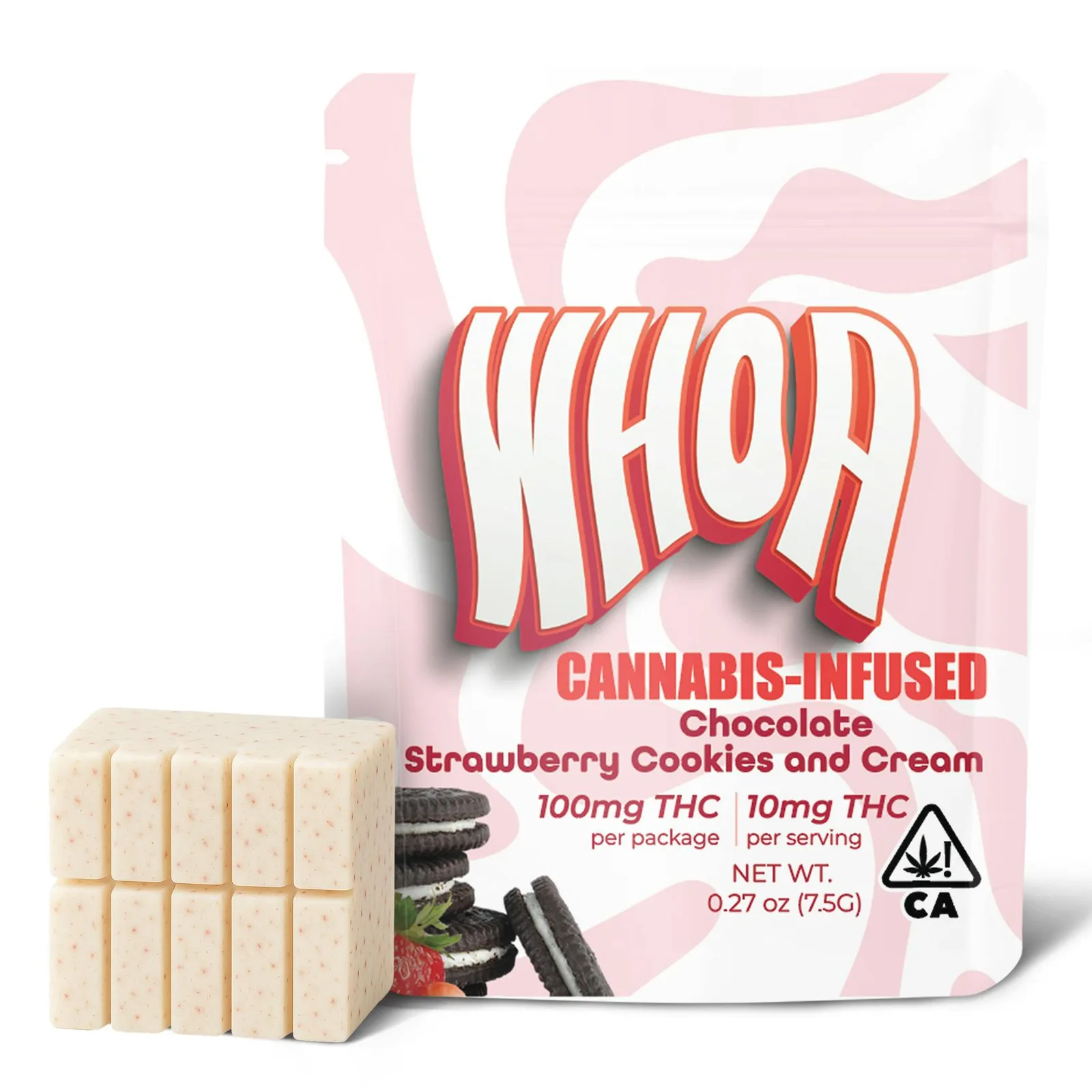 WHOA Strawberry Cookies and Cream - Bite (100mg)