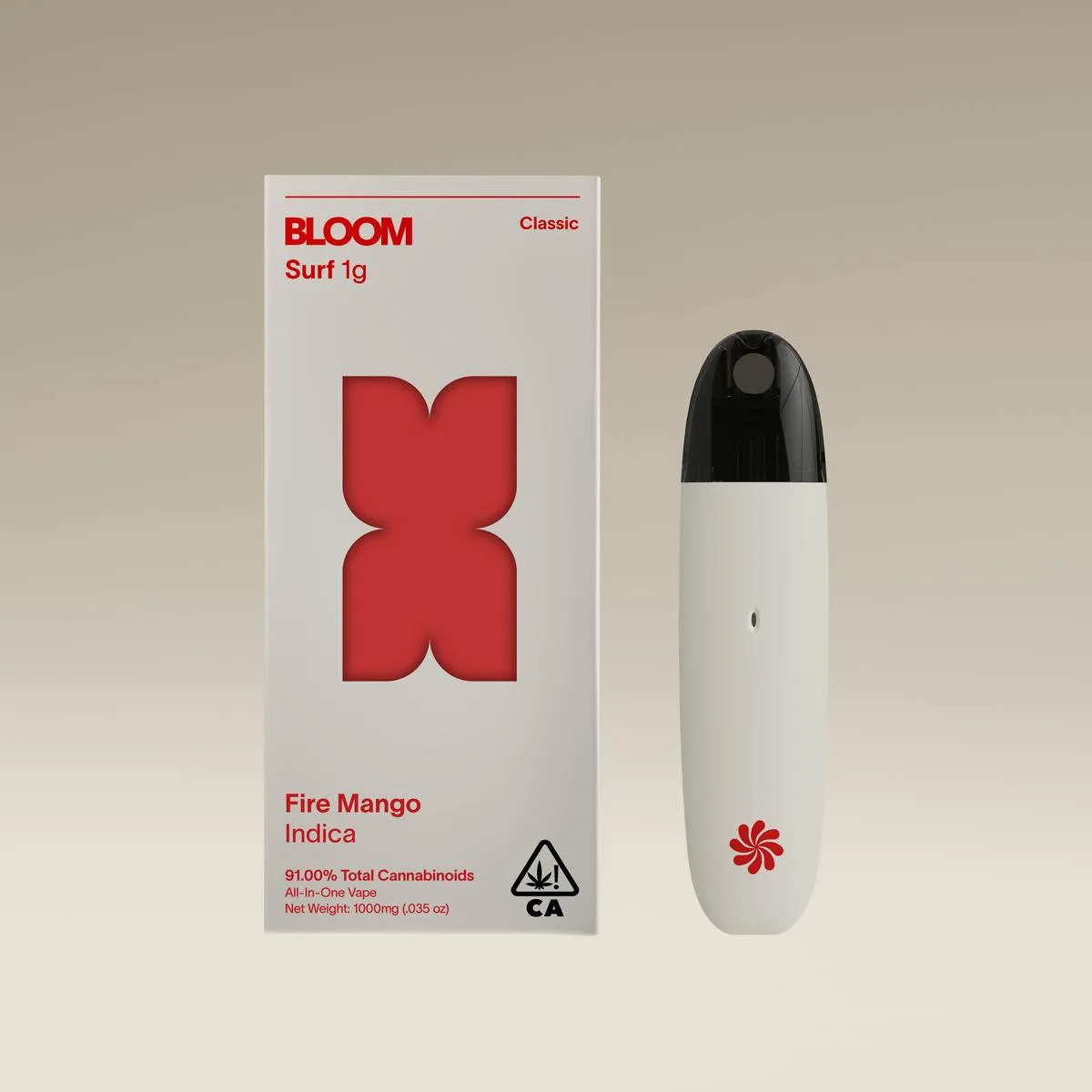 Bloom Classic Surf All-In-One 1000mg | Fire Mango