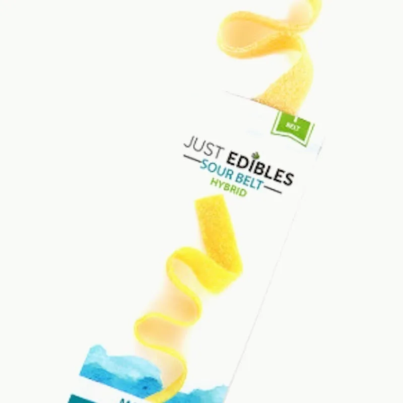 Just Edibles - Sour Long Belt Mango 100mg