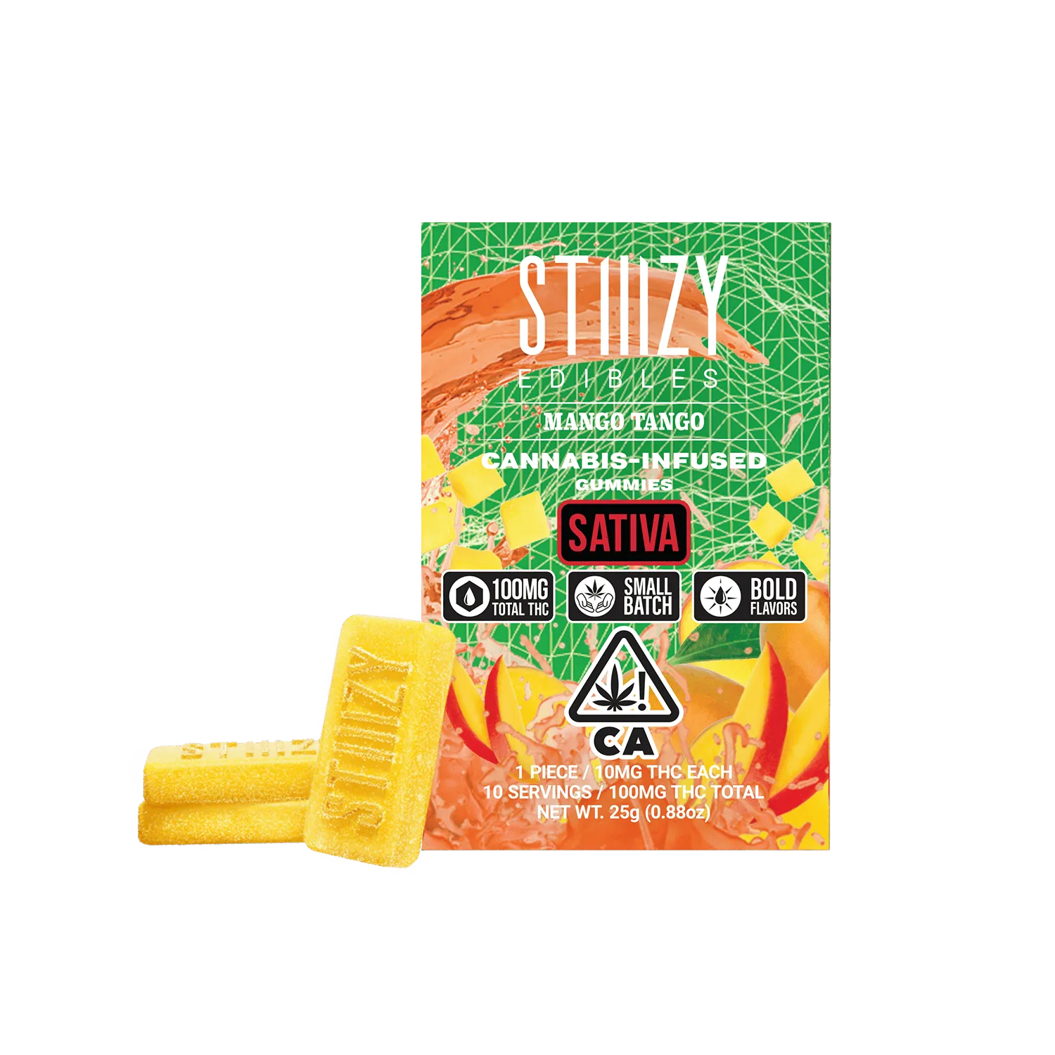 MANGO TANGO - Gummies 100mg THC Edibles