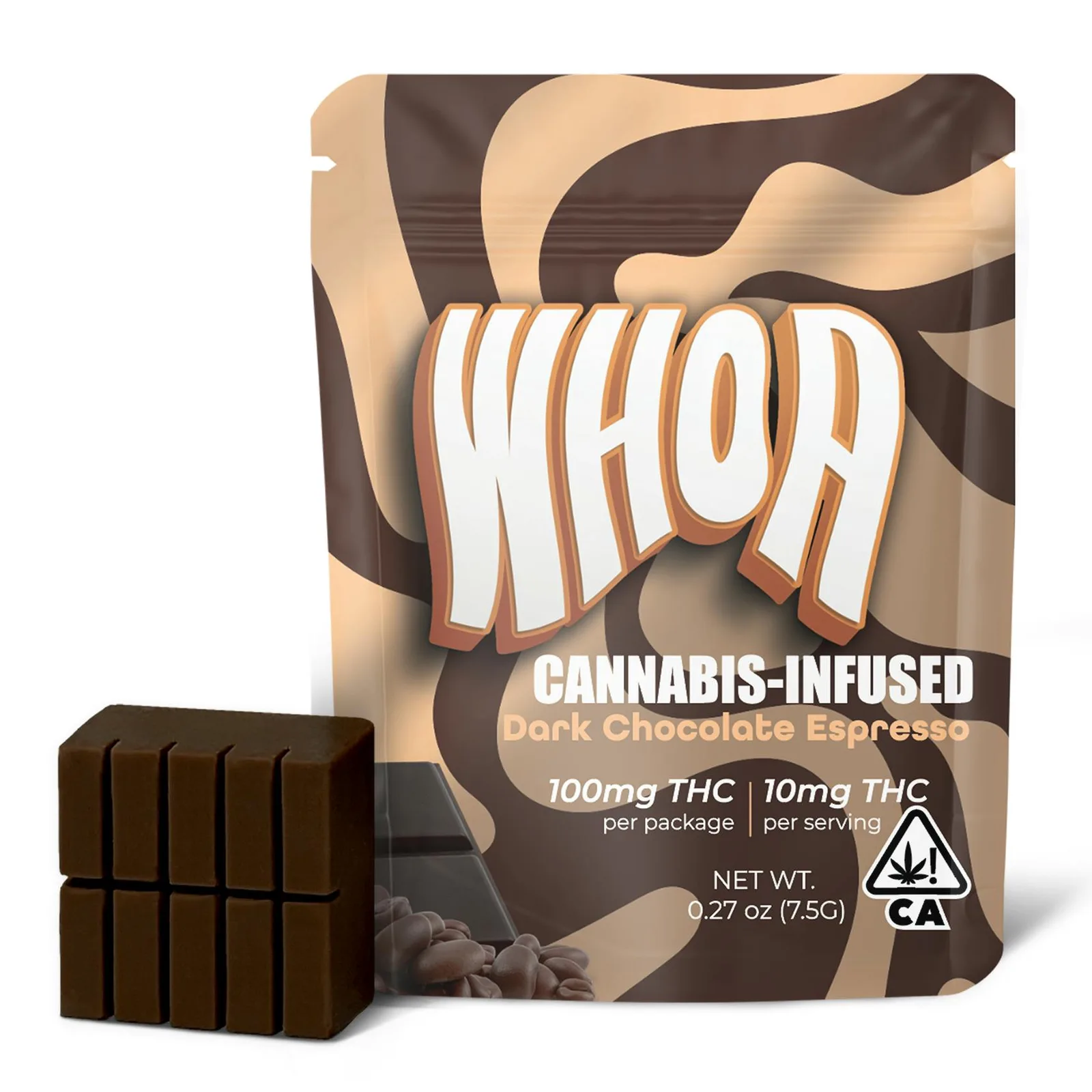 WHOA Dark Chocolate Espresso - Bite (100mg)