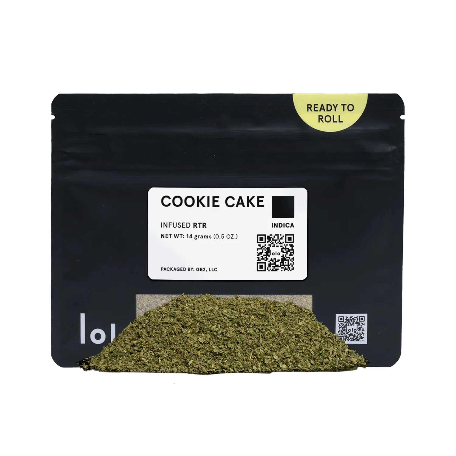 lolo | Cookie Cake | Indoor Kief Infused Ready To Roll | 14g