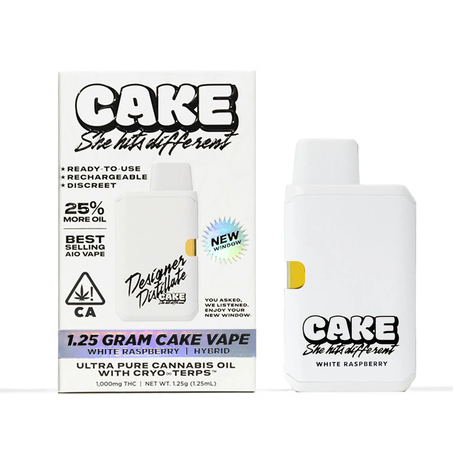 White Raspberry - 1.25 Grams - Hybrid - Designer Distillate