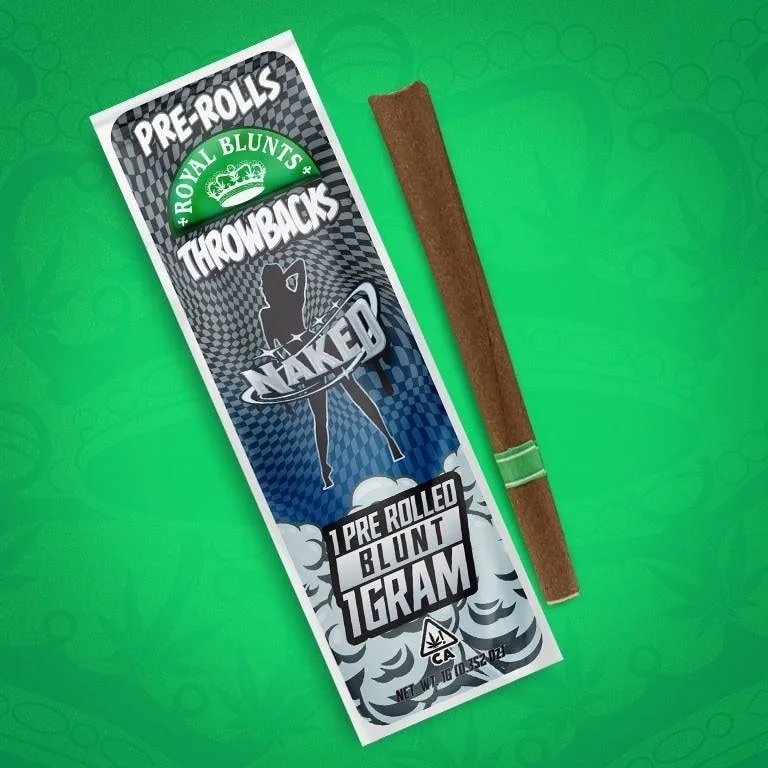 Royal Blunts Throwbacks Hand Roll - Naked 1g