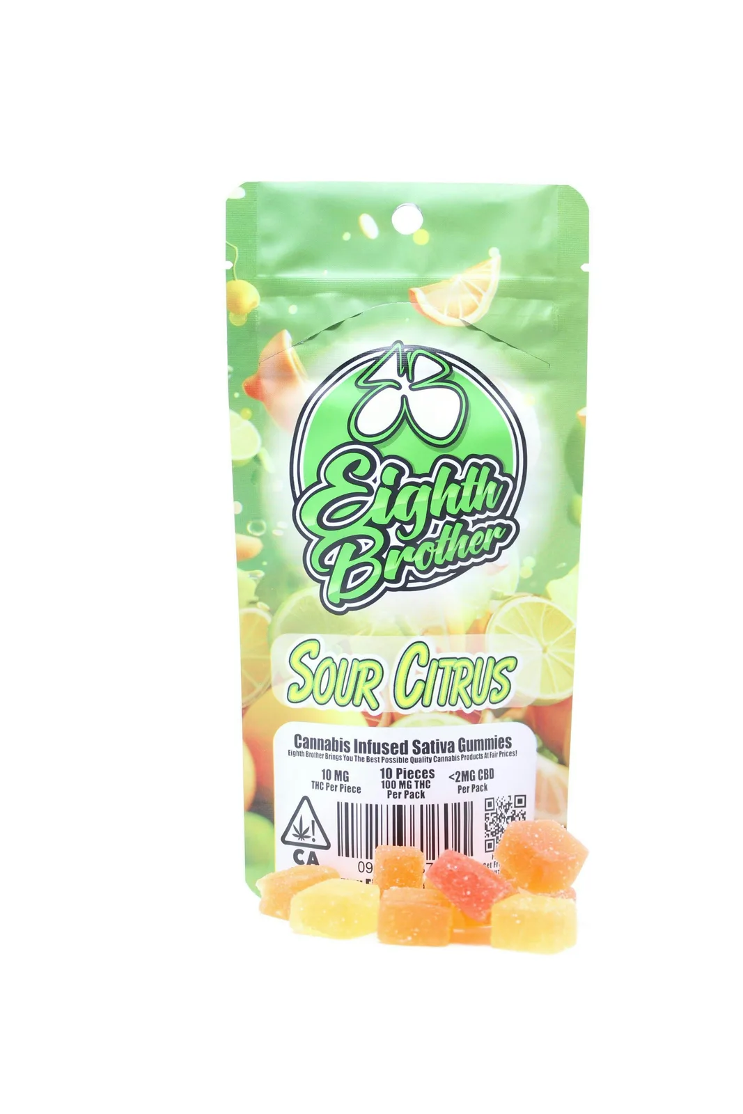 Eighth Brother | Sour Citrus | Gummies | 100mg | 10ct