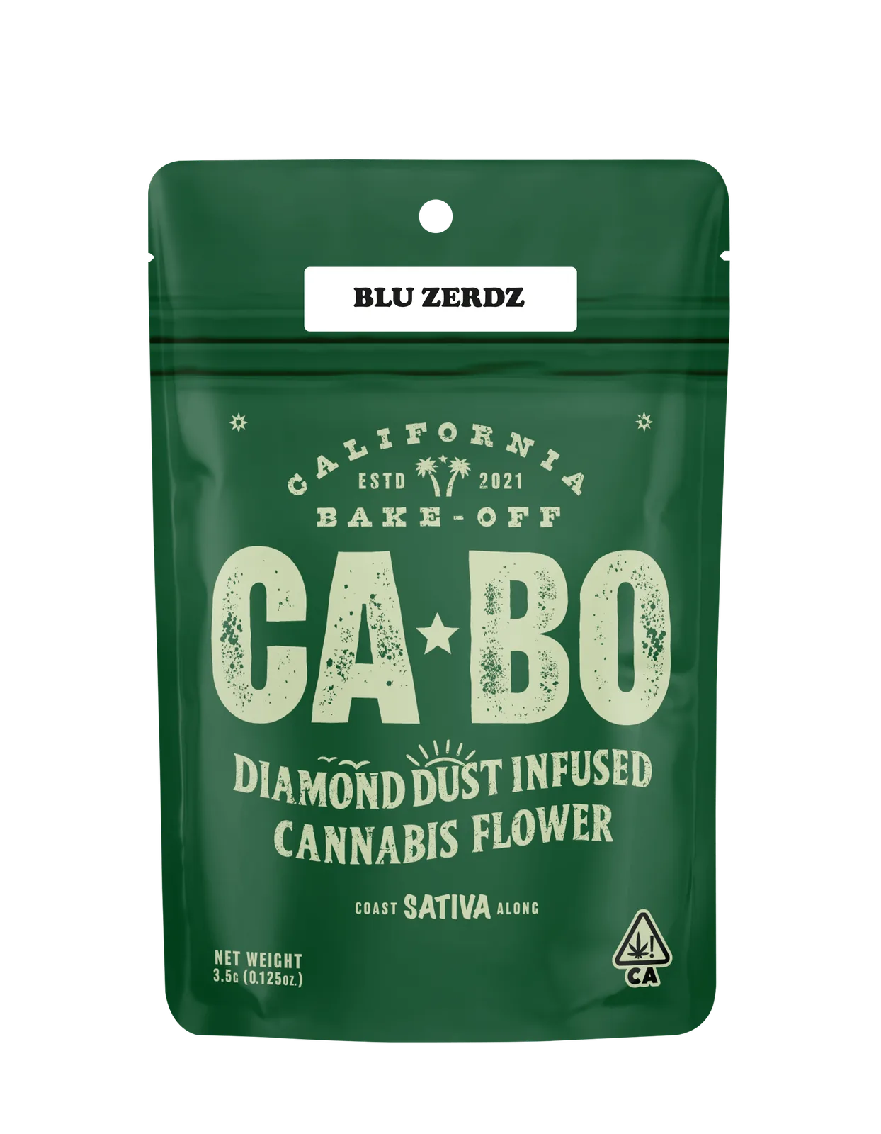 CABO Diamond Dust Infused 3.5g Flower - Blu Zerdz - Sativa