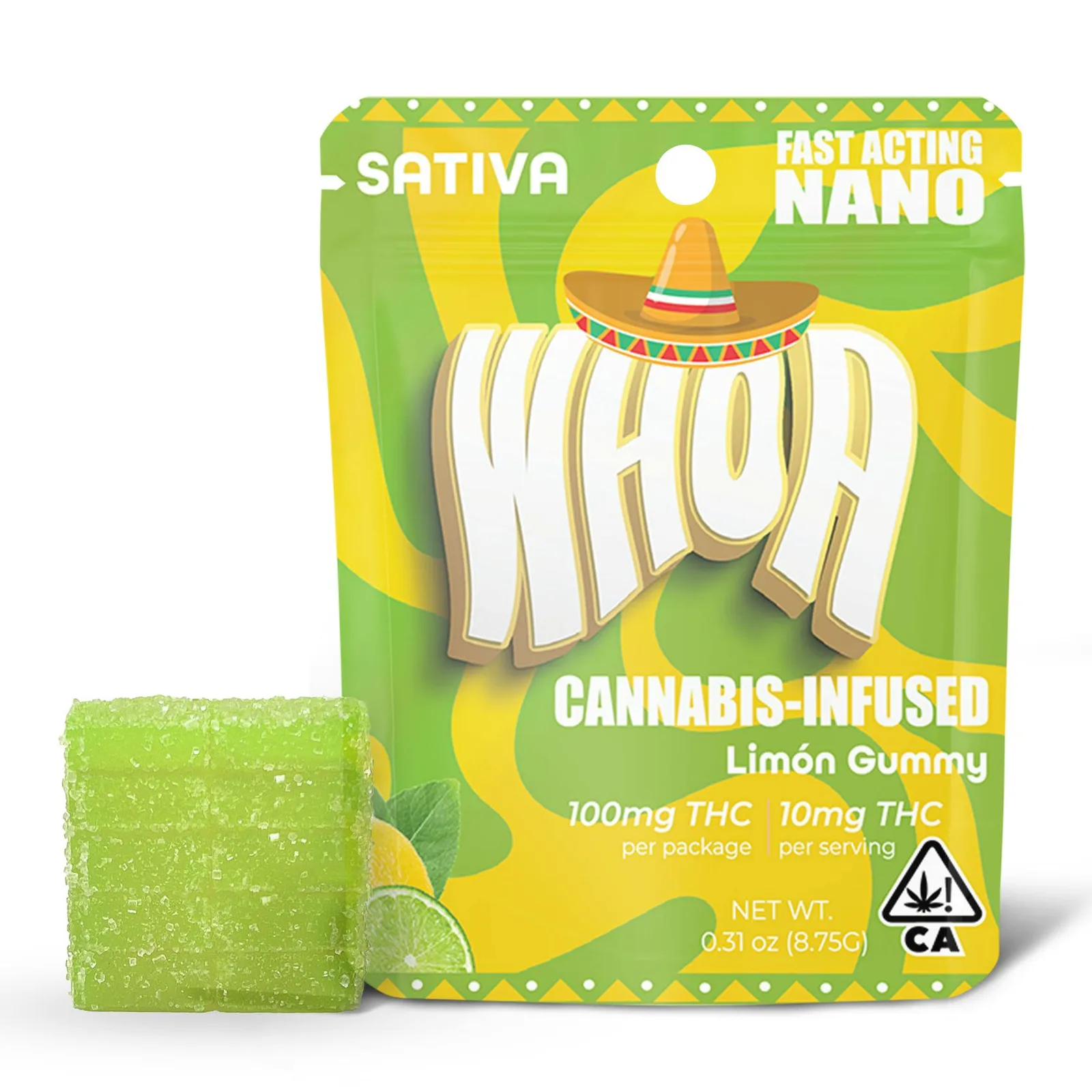 WHOA Limón Gummy - Bite (100mg)