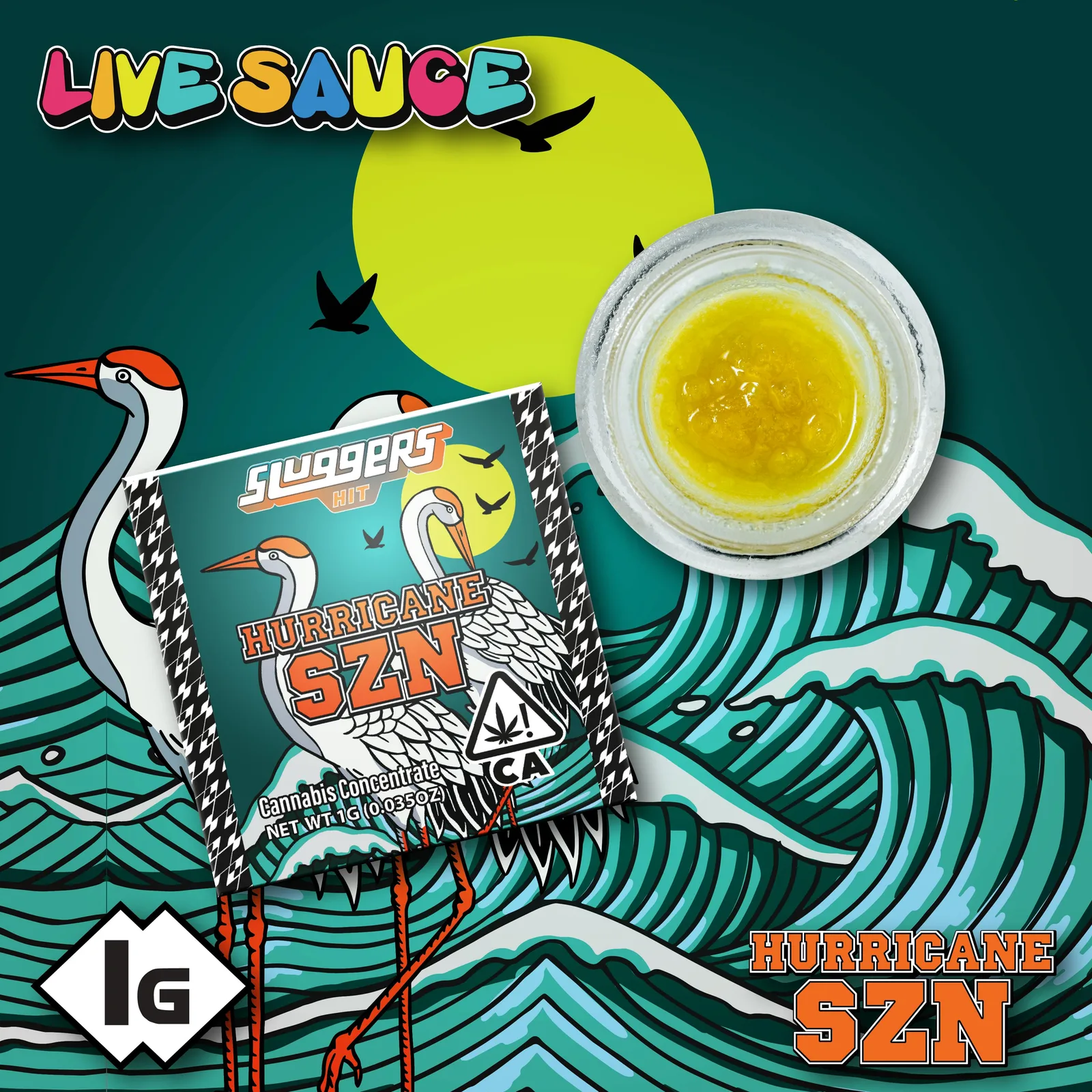 Sluggers - Live Sauce - 1g - Hurricane SZN