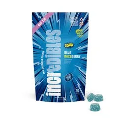 1:1 Sour Blue Razzberry + CBG | 100mg:100mg 20pk