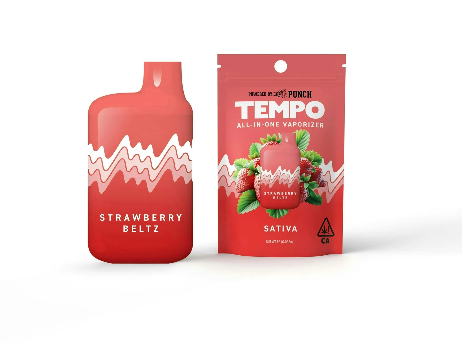 Tempo | Strawberry Beltz | AIO Disposable | 1g