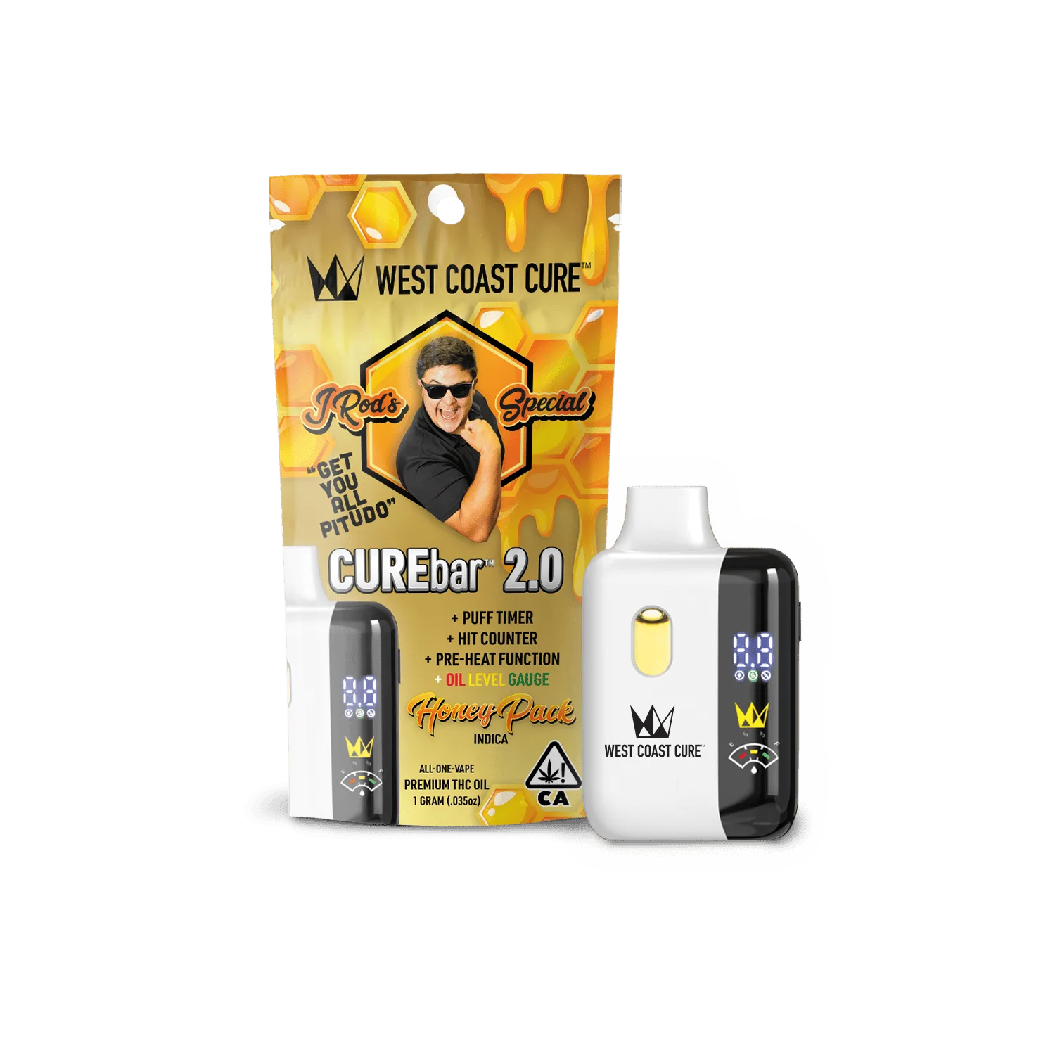 JRod Special Honey Pack - 1G CUREbar 2.0 AIO