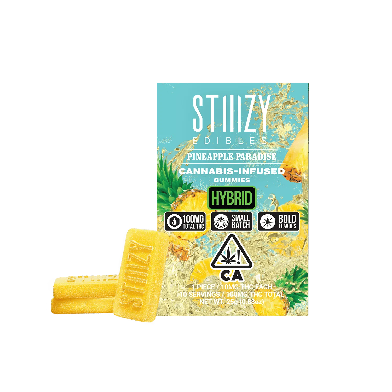 PINEAPPLE PARADISE - Gummies 100mg THC Edibles