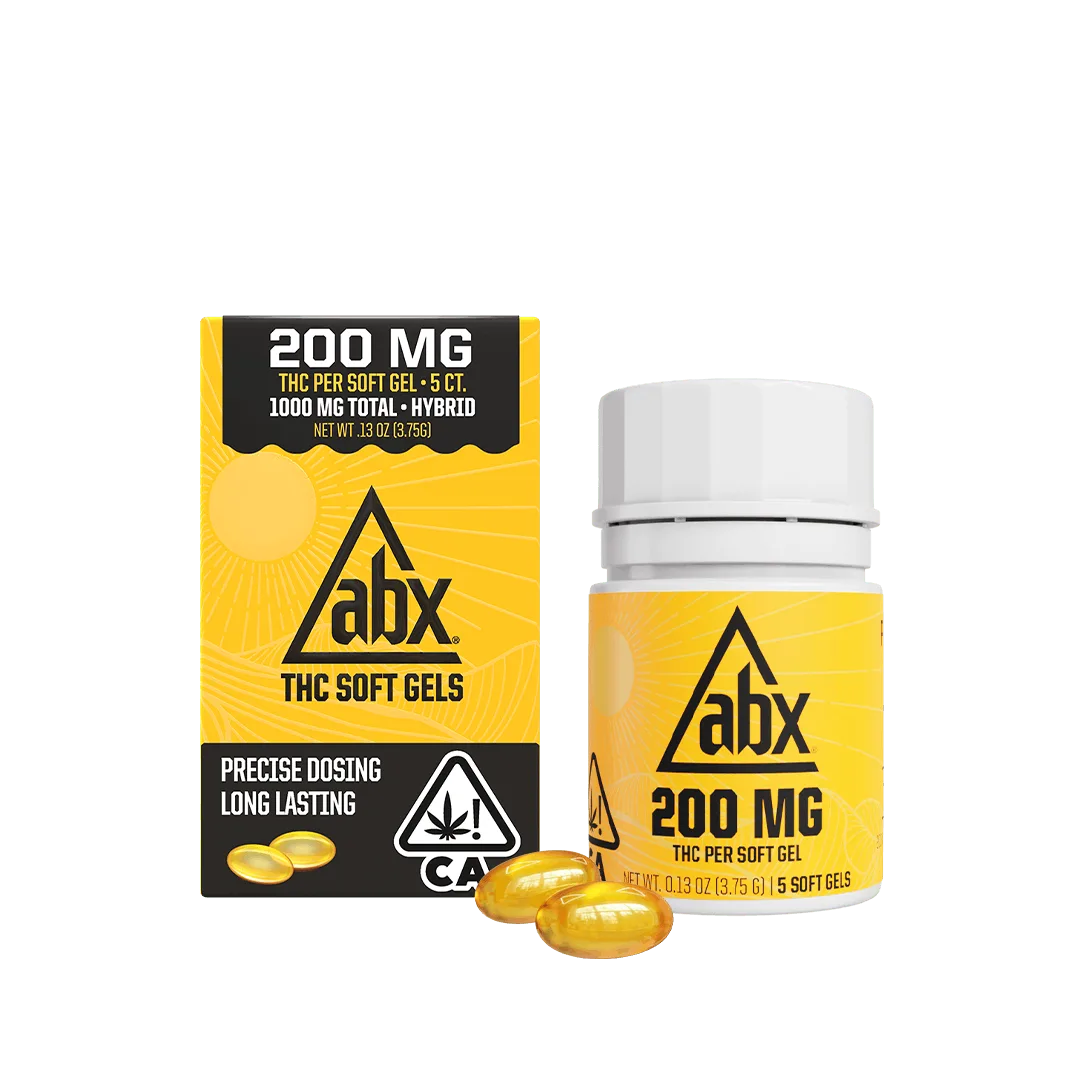 ABX - 200mg THC Soft Gels - 5ct