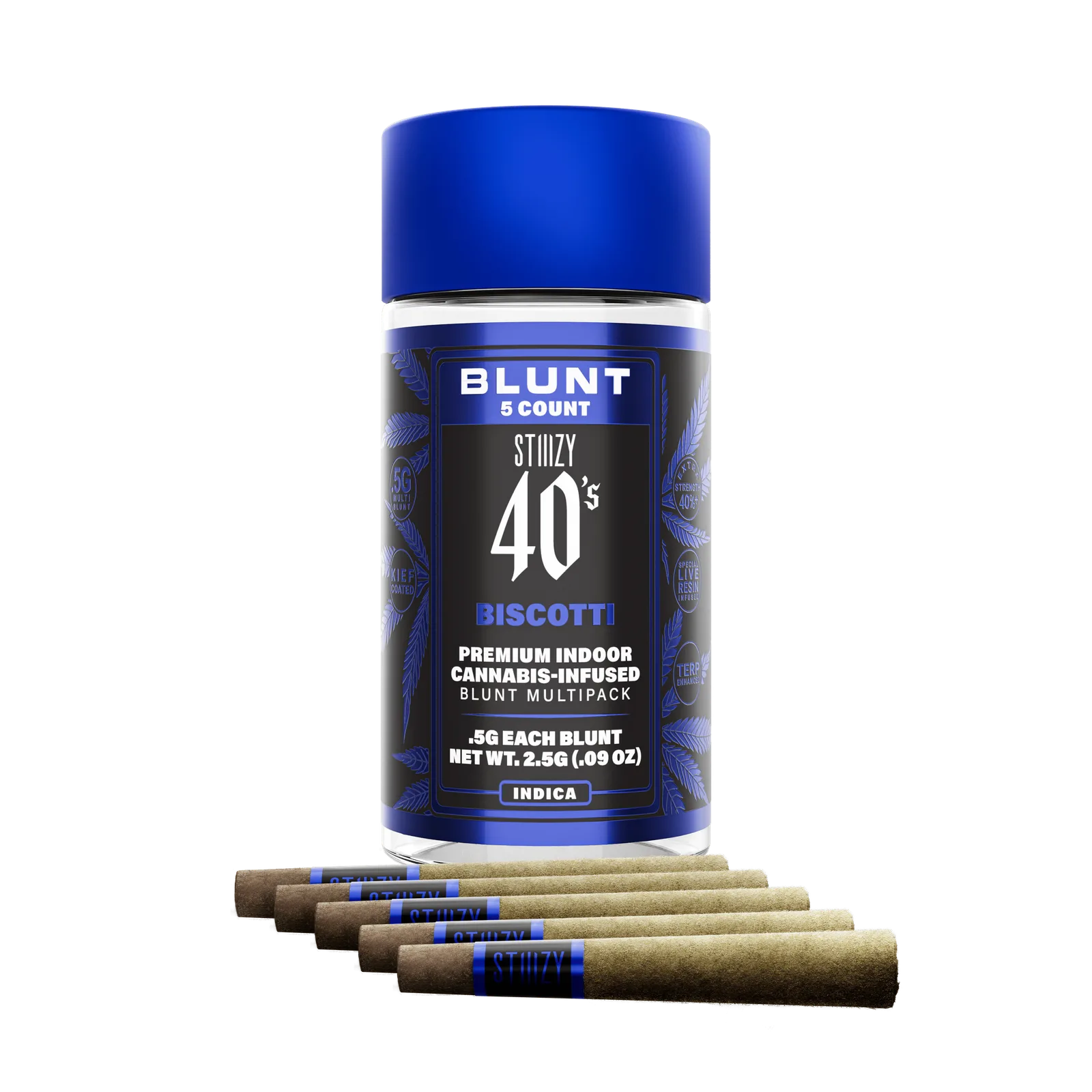 BISCOTTI - .5G 40's Infused Mini Blunt 5 Pack