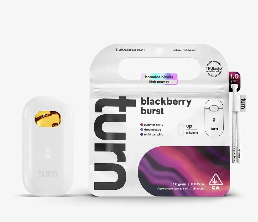 turn | Blackberry Burst | Disposable | 1g