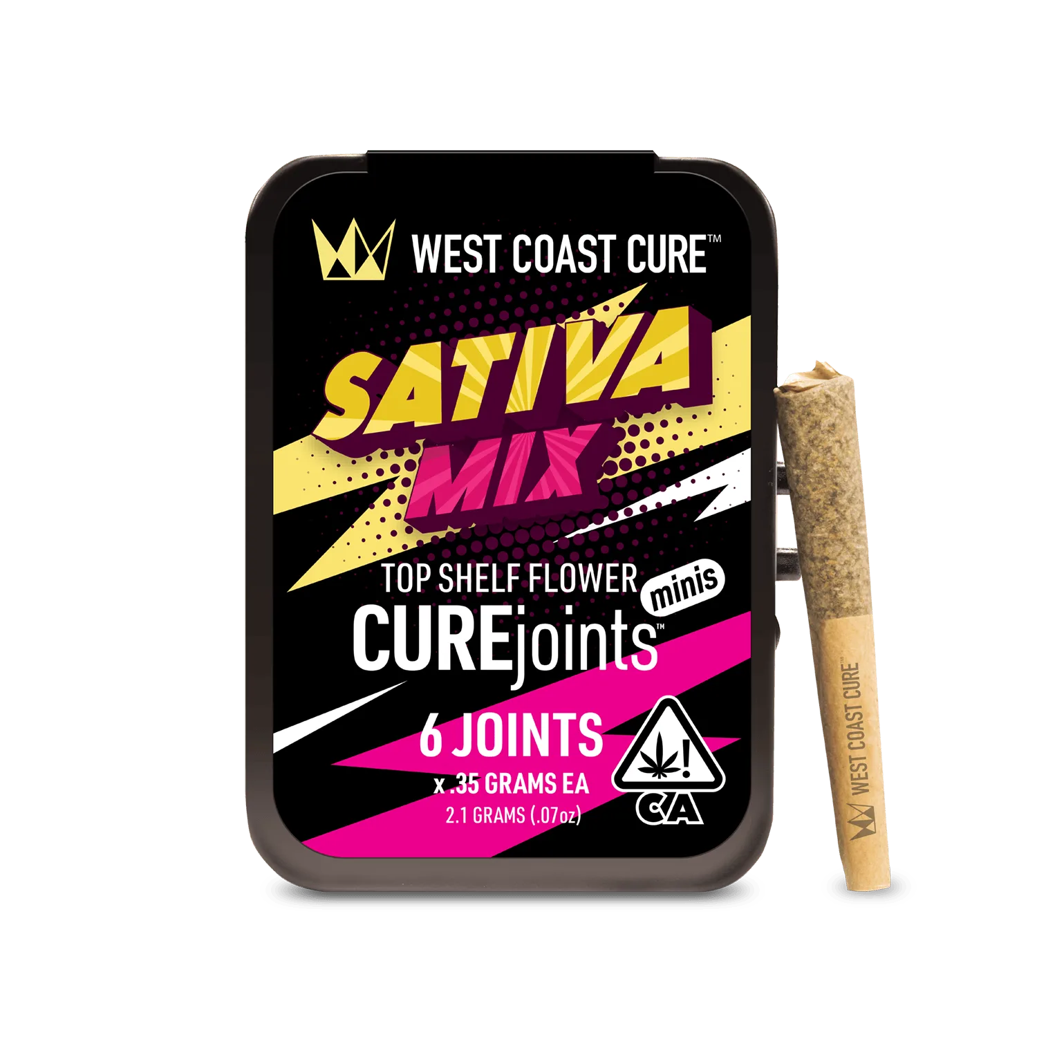 Sativa Mix - Top Shelf CUREjoint Minis 6 x .35g