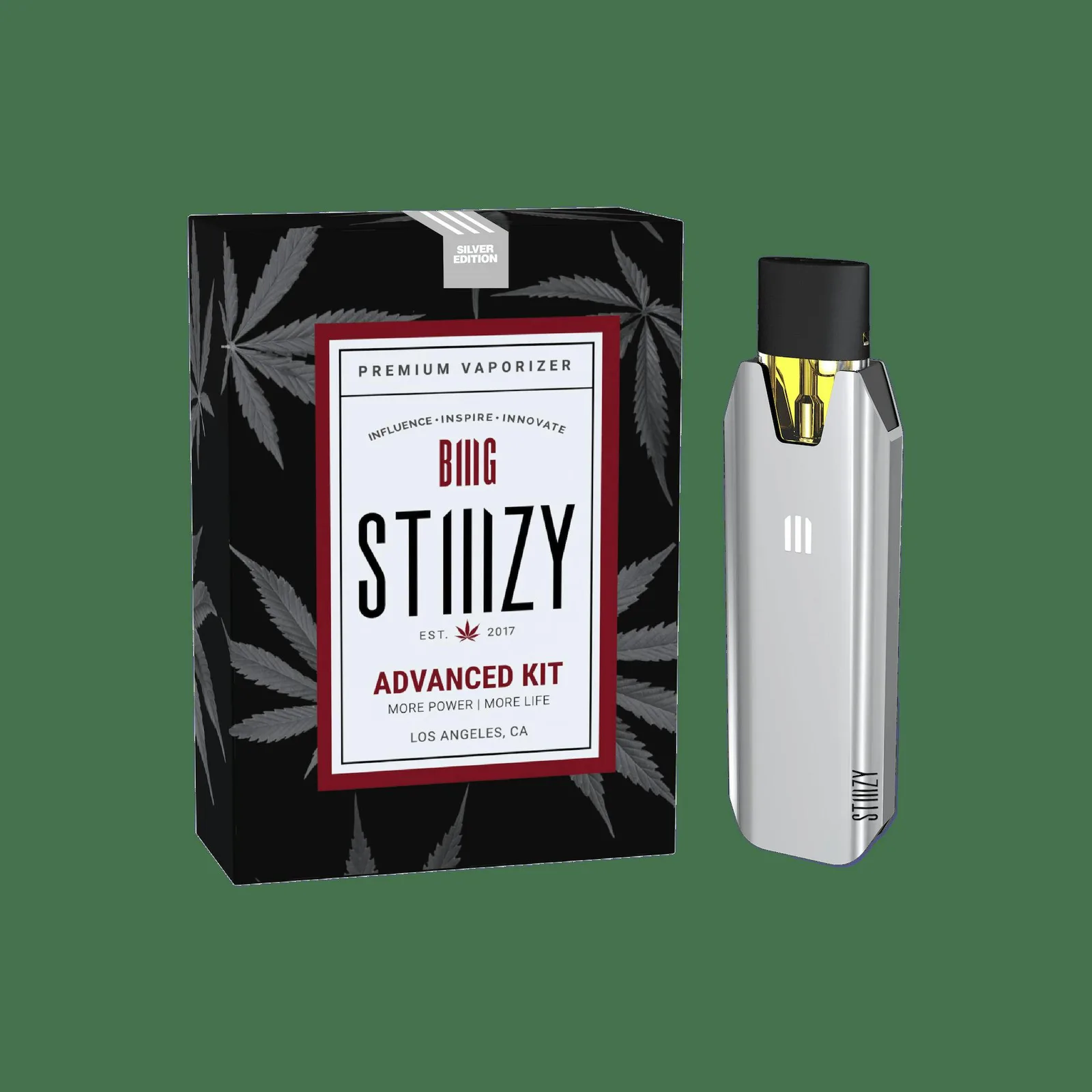 Stiiizy BIIIG Battery Silver