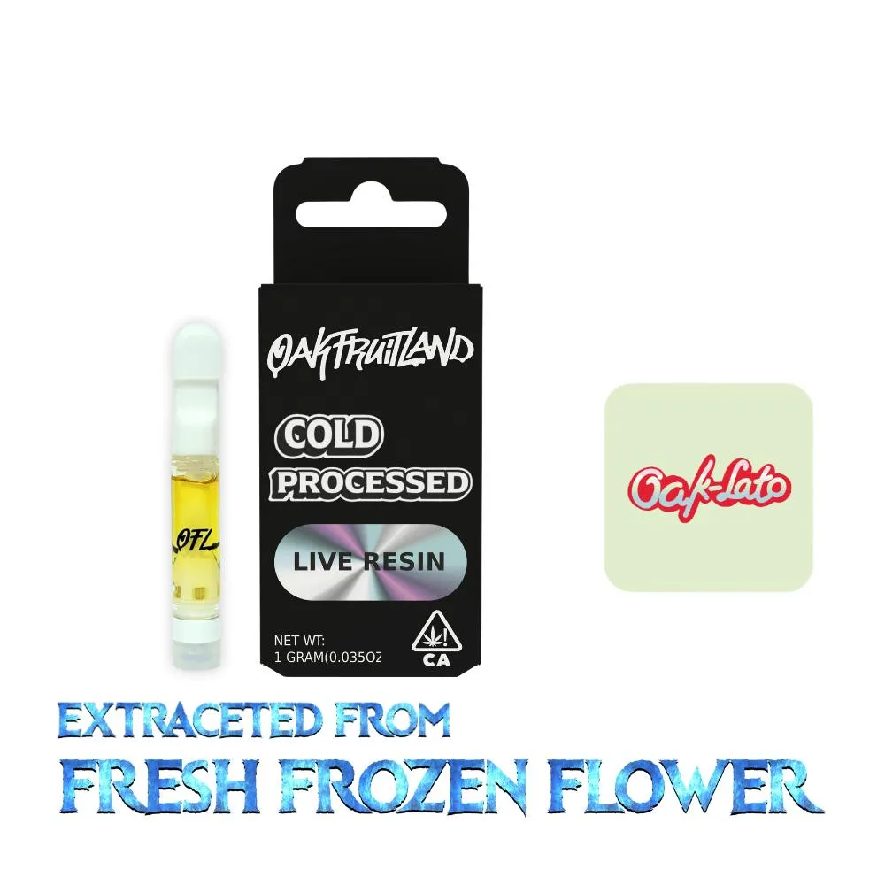 Oak-Lato 510 Cartridge 1g - Live Resin Series