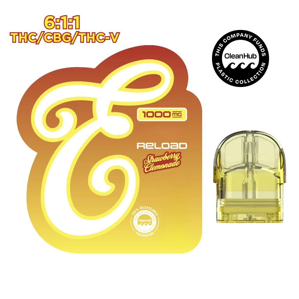 RELOAD - 1g FUSION - Strawberry Clemonade (6:1:1 THC/CBG/THCV)