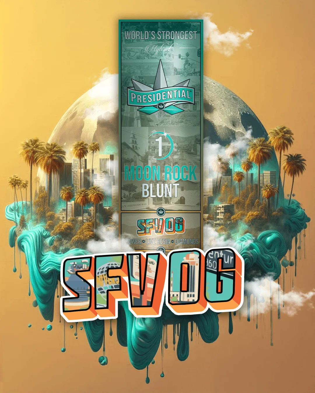 Presidential Moon Rock Blunt SFV OG