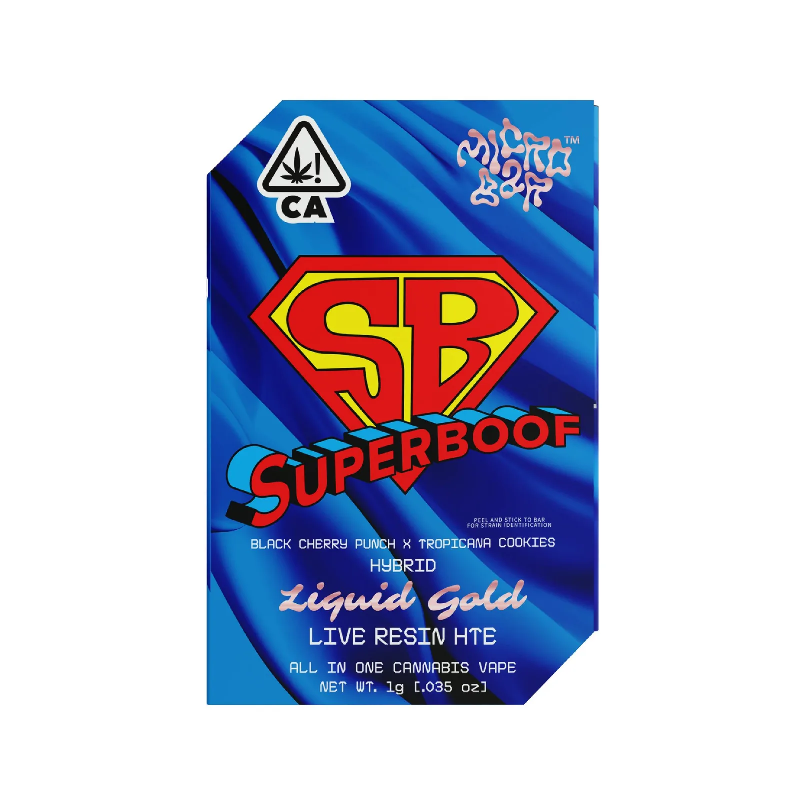 Super Boof (Hybrid) - Liquid Gold Live Resin 1g AIO