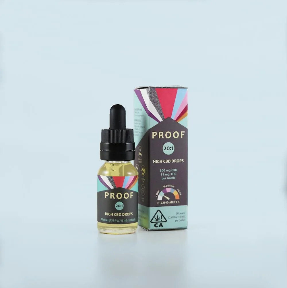 Proof | 20:1 High CBD Drops (15ml)