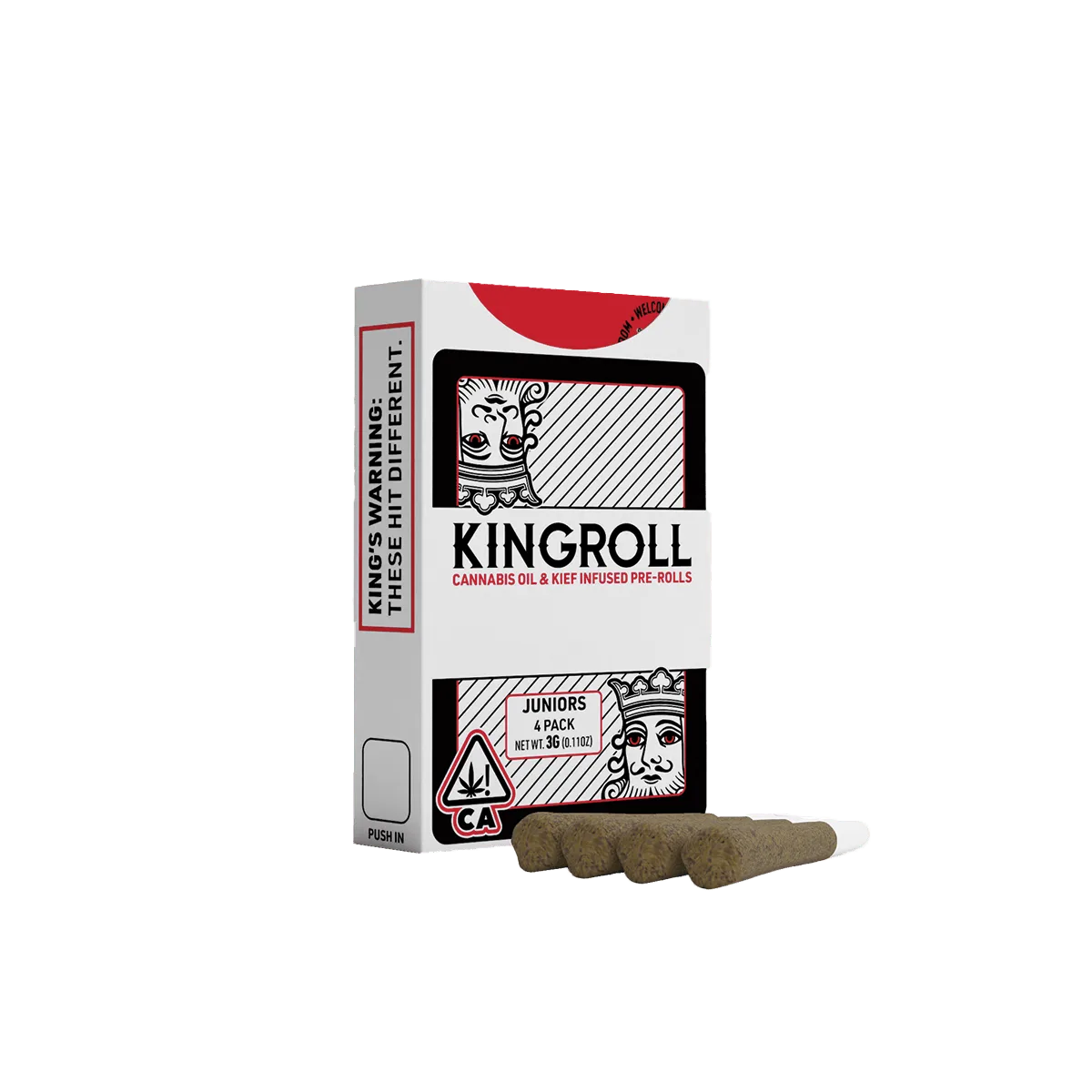 Kingroll Jrs | Grandi Guava x Grapefruit Romulan | Infused Joints | 4pk
