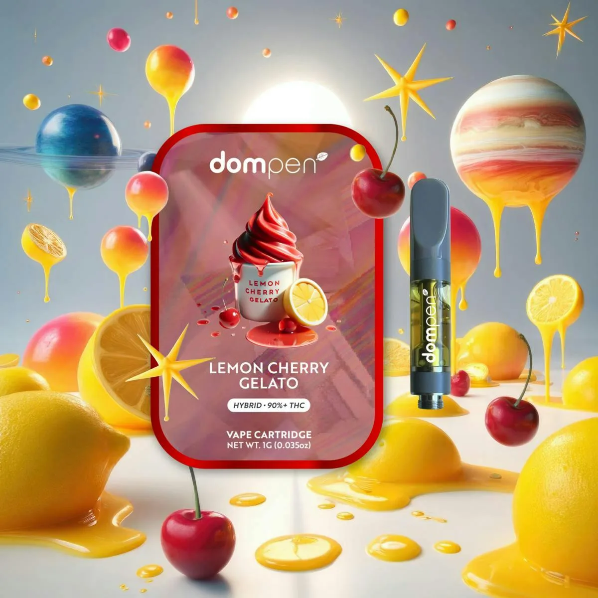 dompen | Lemon Cherry Gelato | Cartridge | 1g