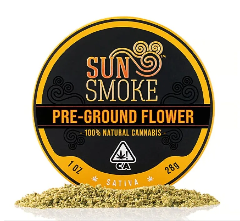 SunSmoke | Sativa Blend | Flower | Pre-Ground | 1oz Tin