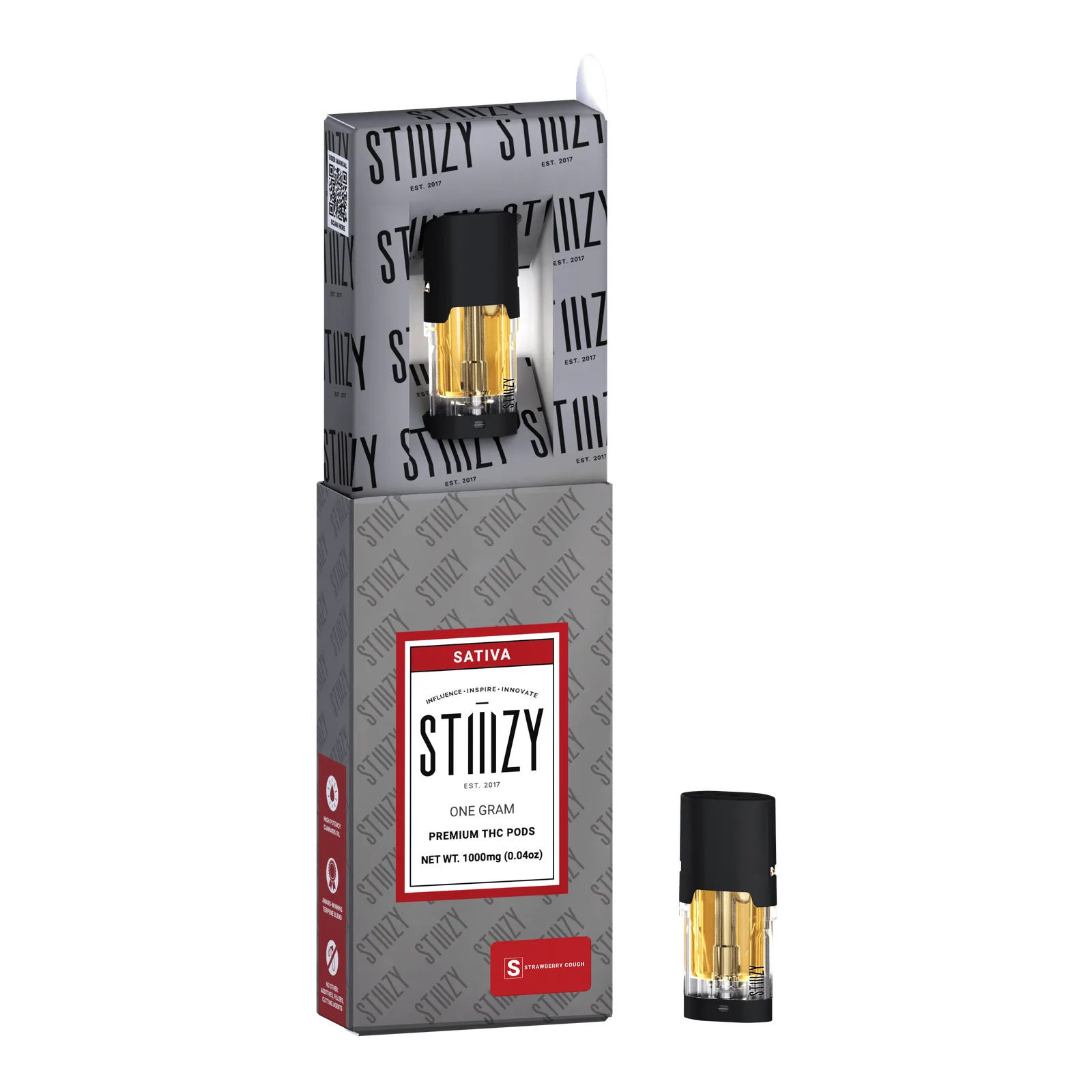 Vape - STRAWBERRY COUGH - PREMIUM THC POD 1G - IL