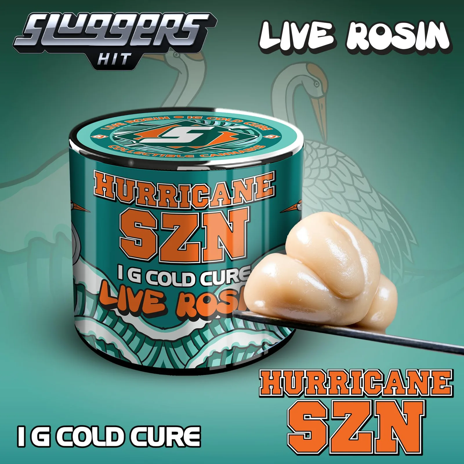 Sluggers - Live Rosin - 1g - Hurricane SZN
