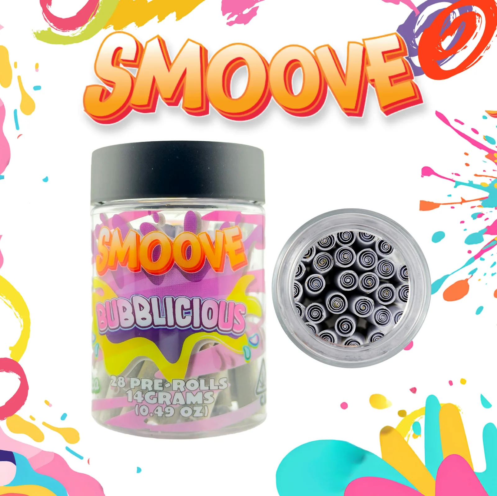 Smoove Pre Roll Bubblicious 28 x 0.5 - 14 G