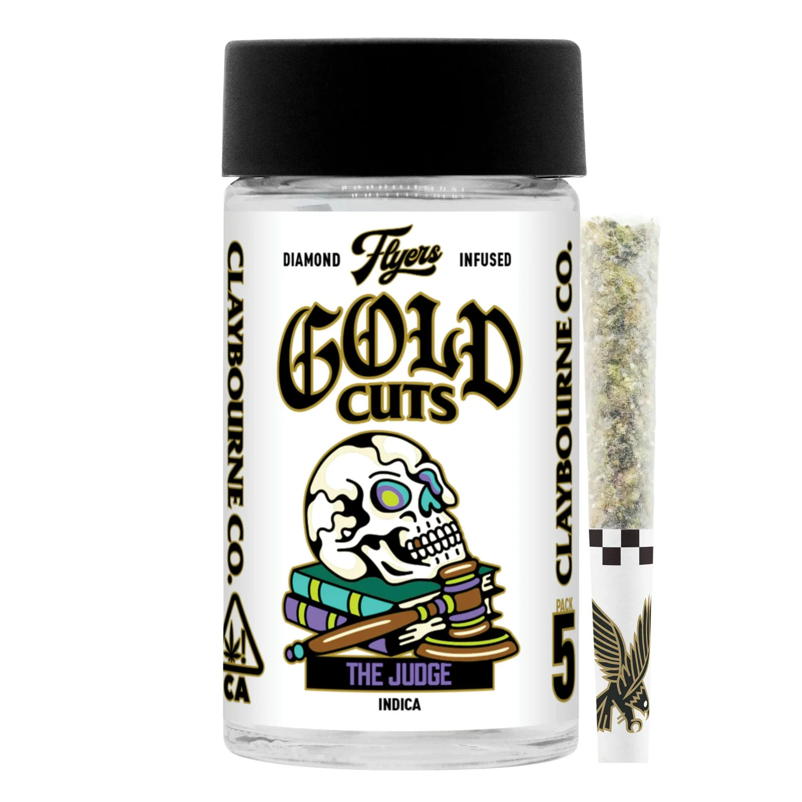 The Judge (2.5g) - Diamond Infused Flyers Pre-Rolls
