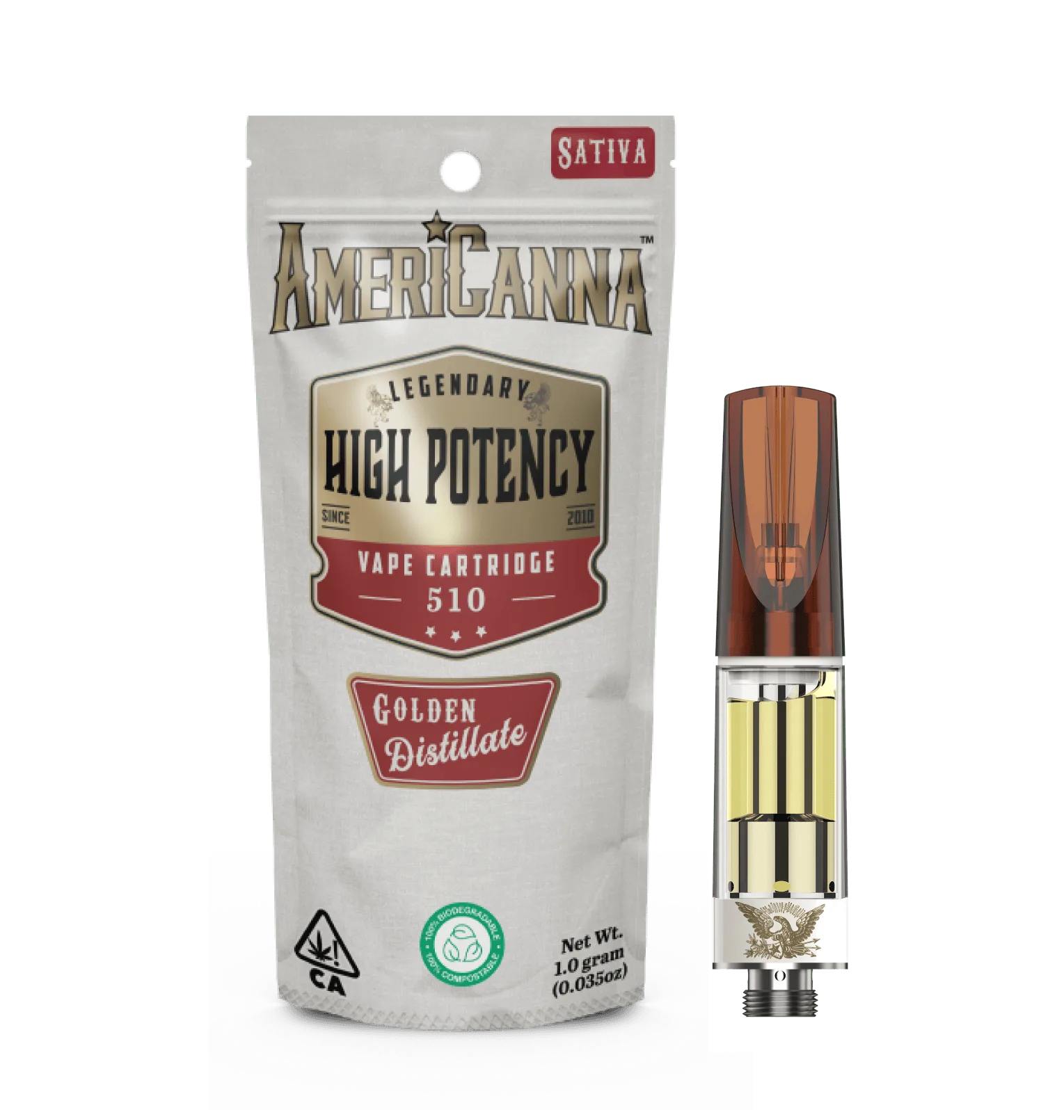 Juiceman 1g High Potency Distillate Vape Cart