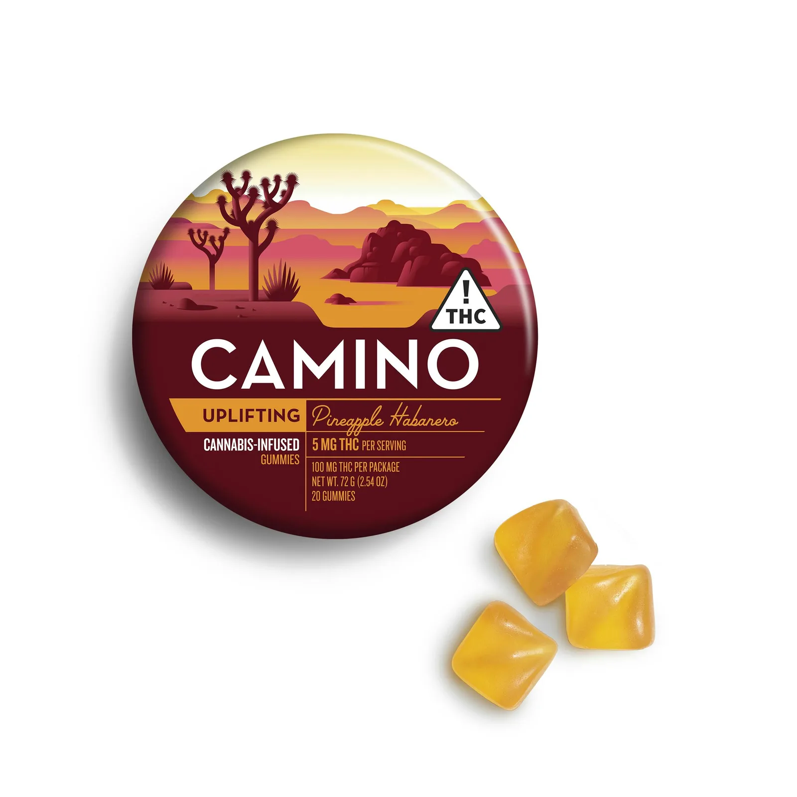 Camino - Pineapple Habanero Gummies 20pk (100MG)