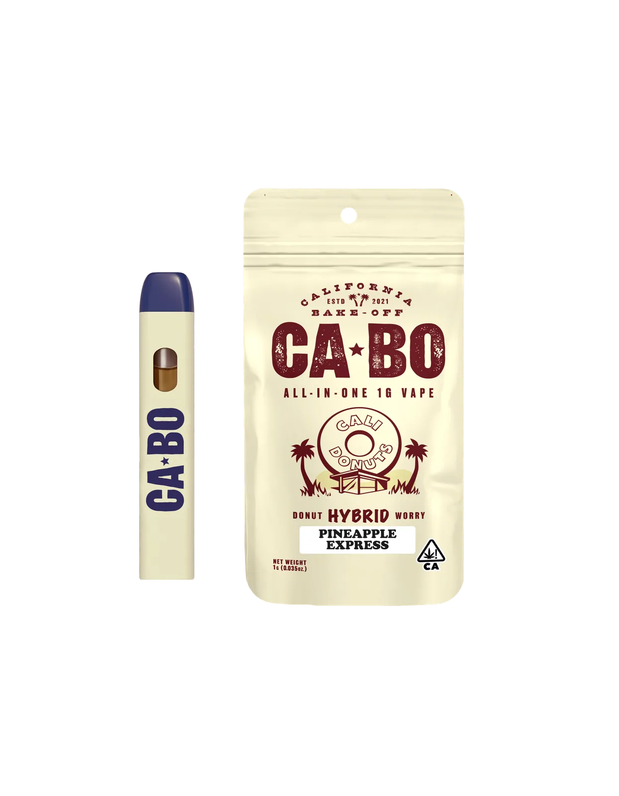 CABO All-In-One 1g Vape - Pineapple Express - Hybrid