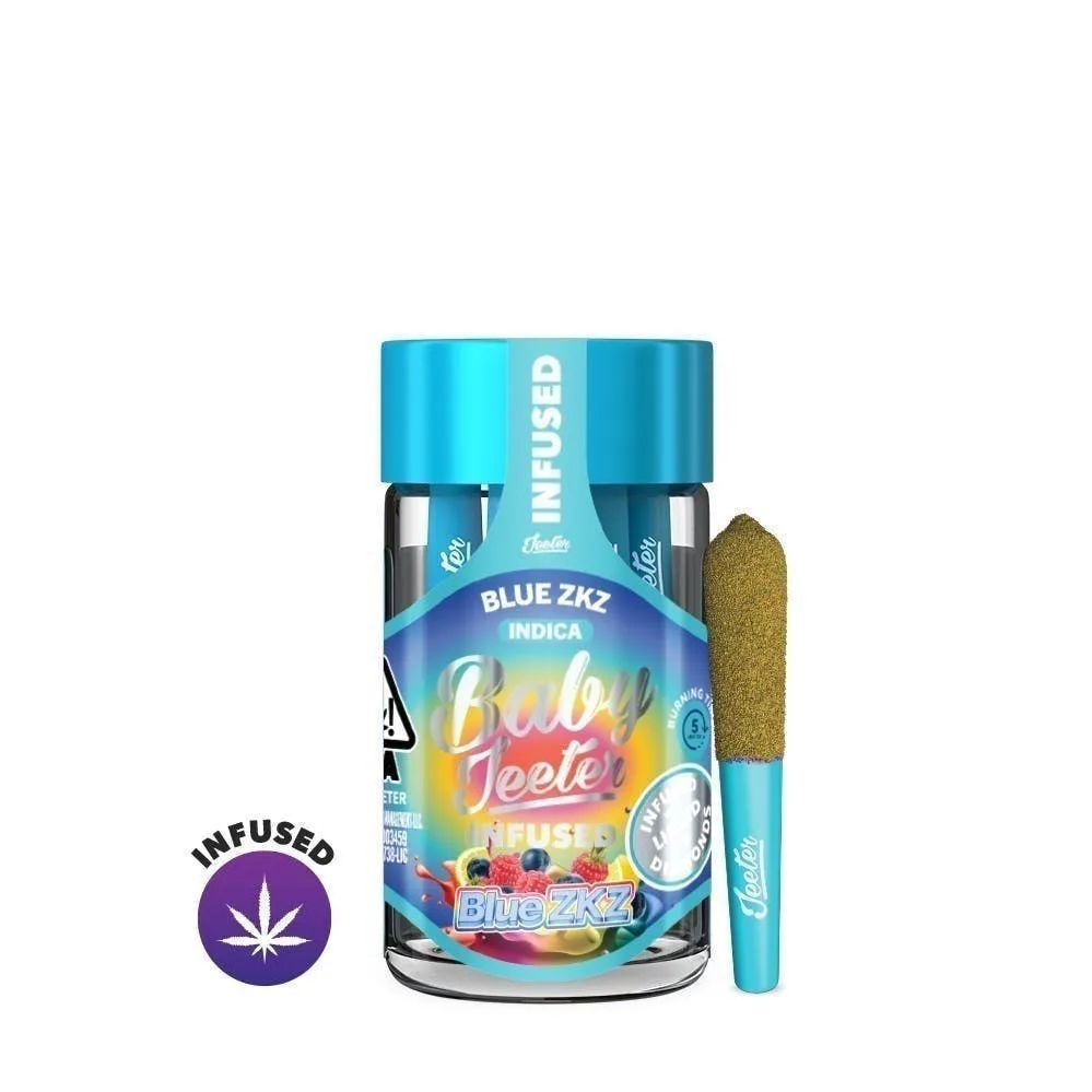 Jeeter | Blue ZKZ | Baby Infused Minis | 0.5g each | 5pk